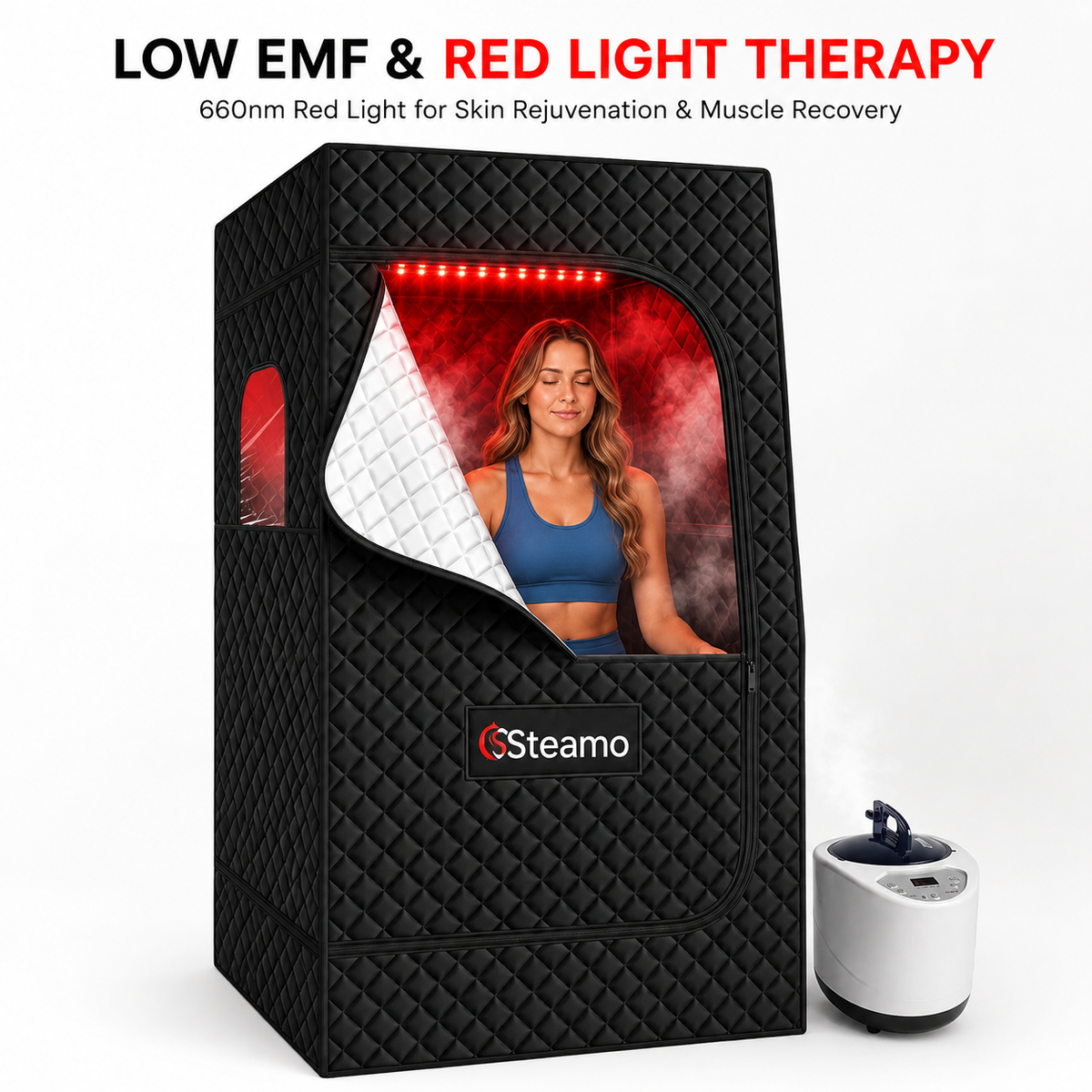Personal Home Steam Sauna redlight