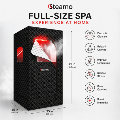 Personal Home Steam Sauna redlight