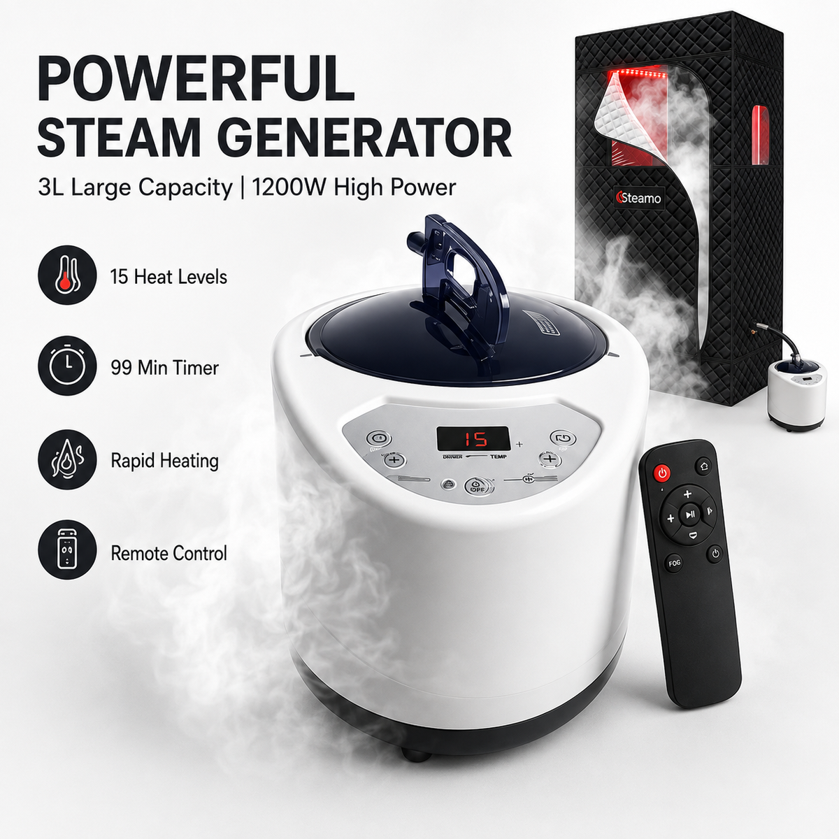 Personal Home Steam Sauna redlight