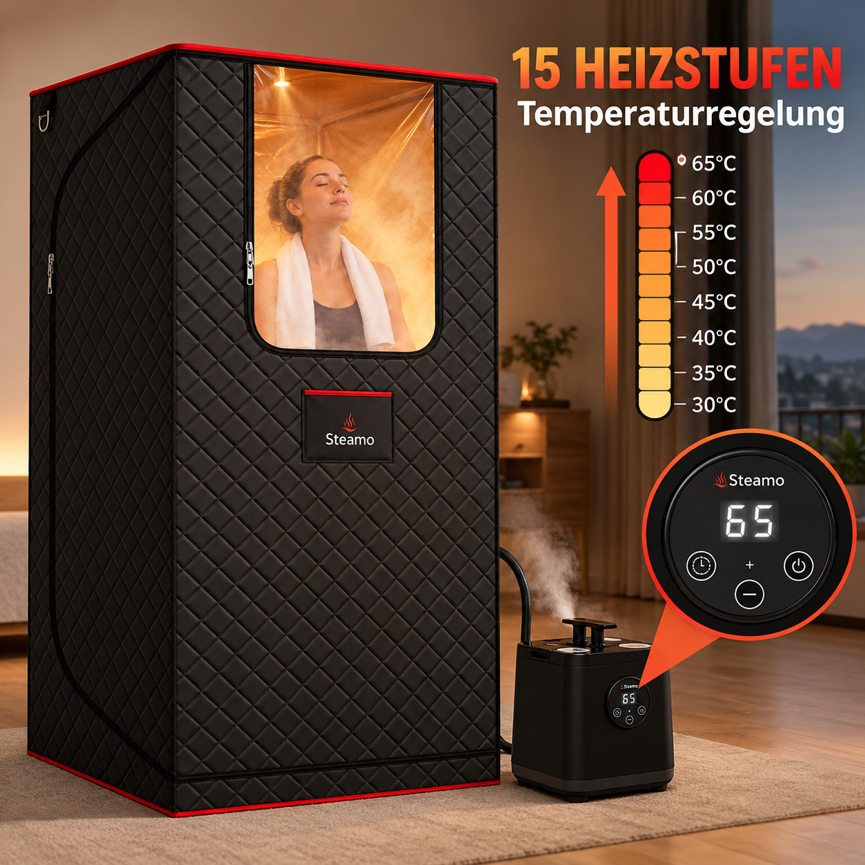 Persönliche Sauna für Zuhause