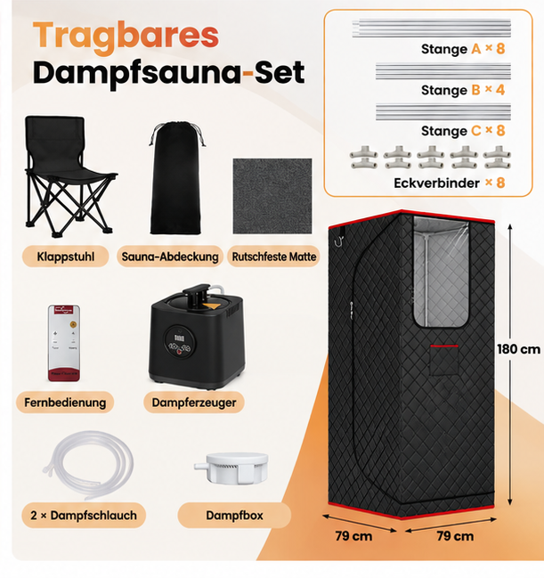 Personal Home Steam Sauna